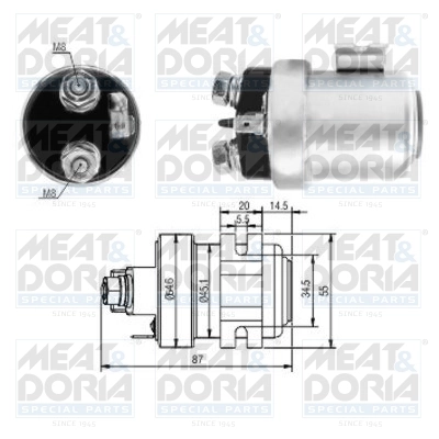 Solenoid Switch, starter
